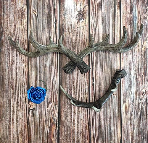 Figurines Ornaments Figurines Decor Nordic Retro Wall Hanging Decorative Antler Coat Rack Creative Clothing Entrance Door Wall Decoration Key Storage image 5