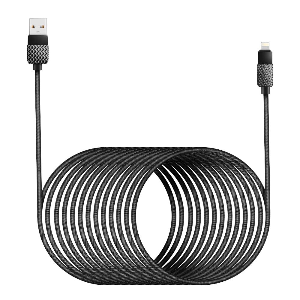 MTAKYI Extra Long Phone Charger Cable 5M, MFi Certified USB Cable, High Data SyncPhone Fast Charging Cable Lead for Phone 13/12/11/11Pro/11Max/XS/XR/XS Max/8/7/6/5