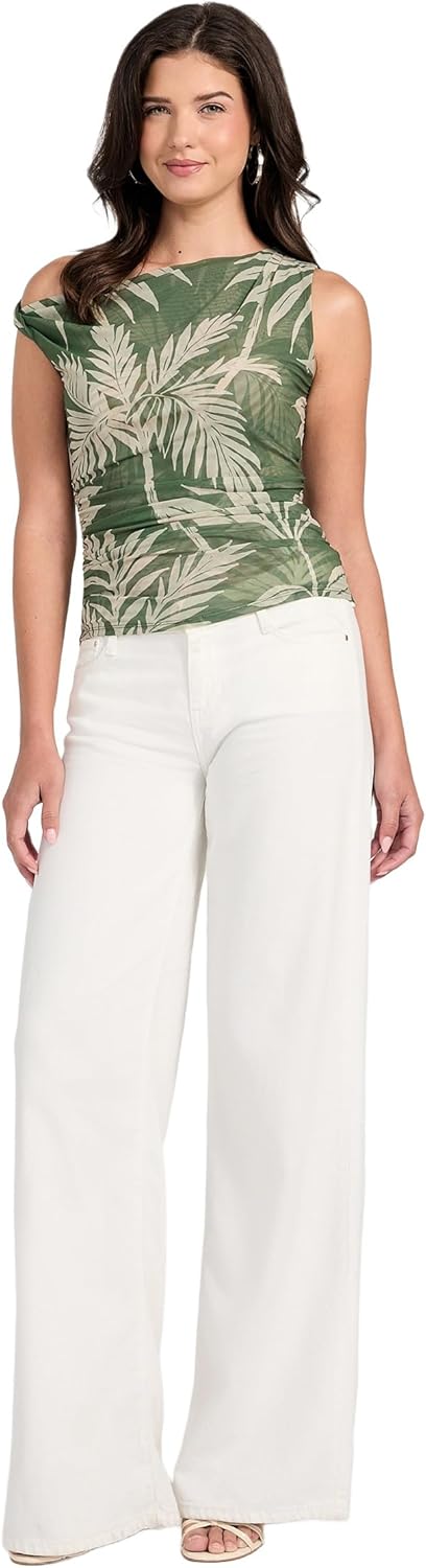 GUESS Womens Eco Sleeveless Off Shoulder Mirin Top - Image 2