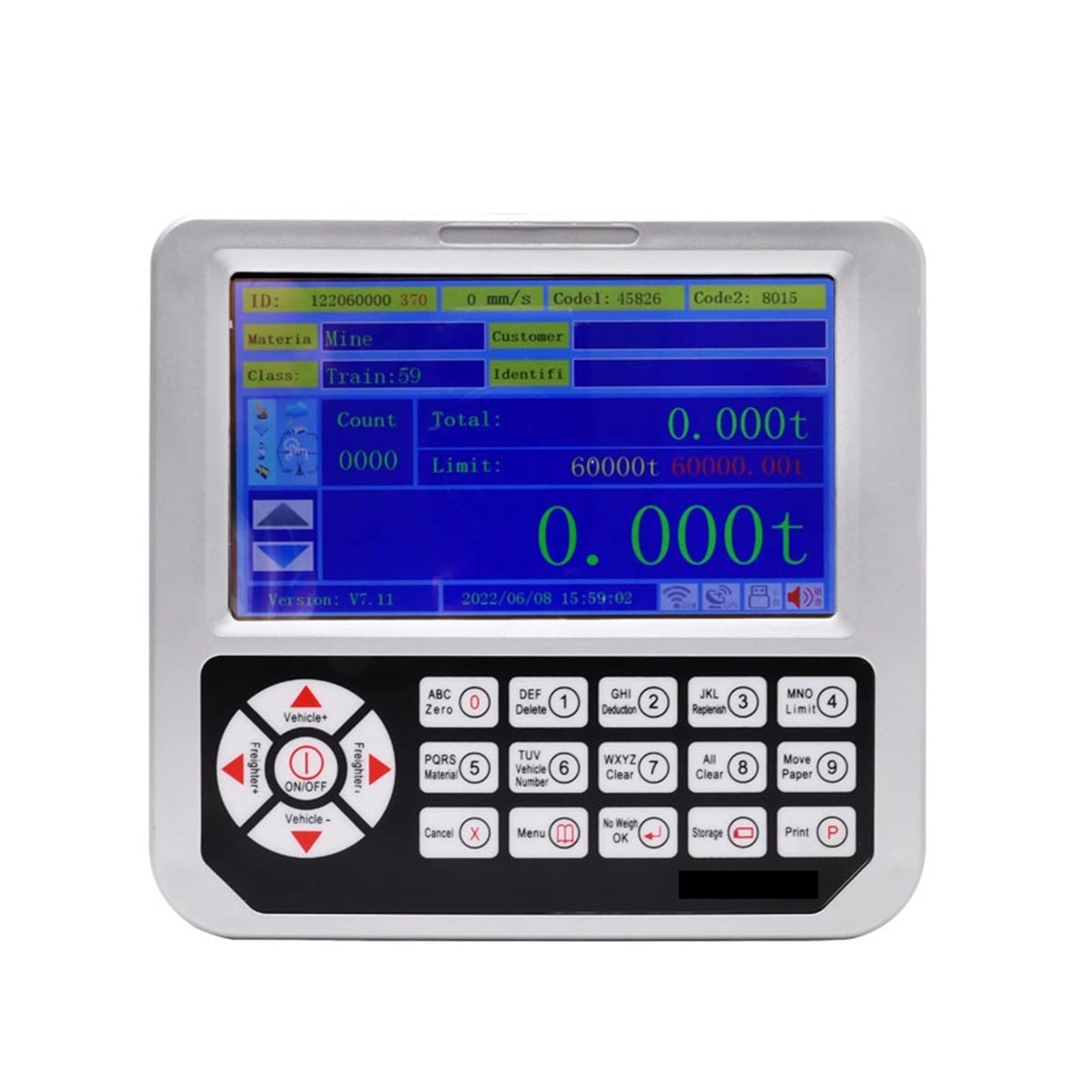 Load Cell, PSD9000 Electronic Weighing Forklift Weight Monitoring System for Wheel Loader Batching Scale Preving Over Shortage Loading(B Type)