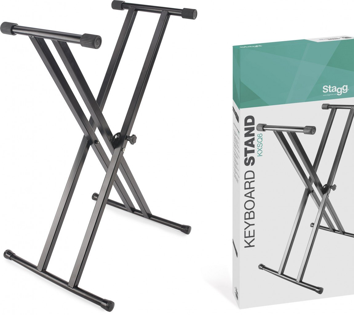 Stagg KXSQ6 Support pour clavier double X