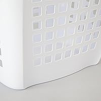 Vista 6 de Sterilite Cesta de lavandería ultra fácil de transportar, asas cómodas para llevar fácilmente la ropa entre el dormitorio y la lavandería, plástico