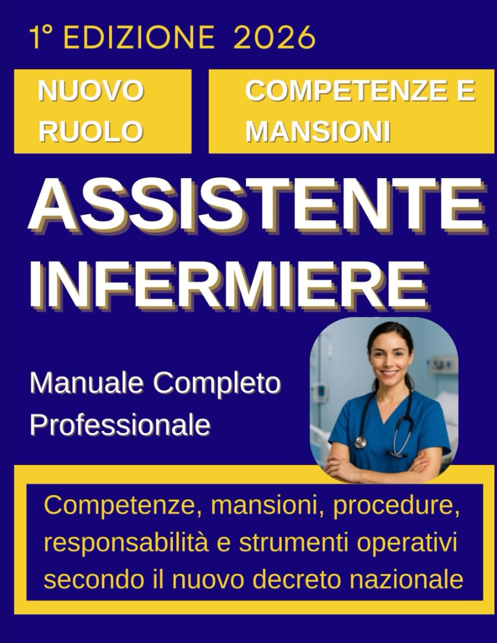 Assistente Infermiere: Manuale Completo Professionale: Competenze, mansioni, procedure, responsabilità e strumenti operativi secondo il nuovo decreto nazionale