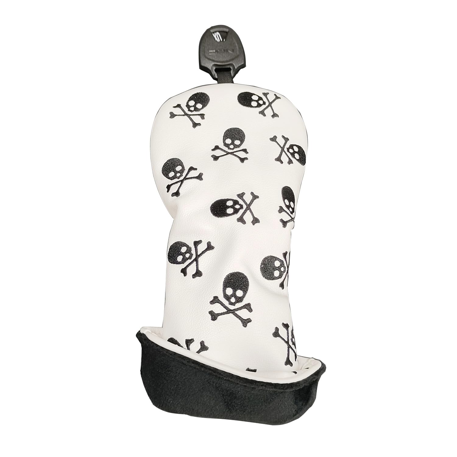 Skull Cross Bones Golfschlägerkopfhaube Hybrid-Kopfbedeckung mit verstellbarer Nummer