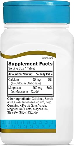 Miniatura 3 de 21st Century Magnesio 250Mg 110 Count (2 Pack)