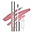 Cilrofelr Peel Off Lip Liner Stain, Long Wear Tattoo Lip Liner with Tweezer, Peel Off Lip Stain with Matte Finish, Long Lasting, Waterproof, Transfer-proof, Highly Pigmented Color (N-Nude Pink)