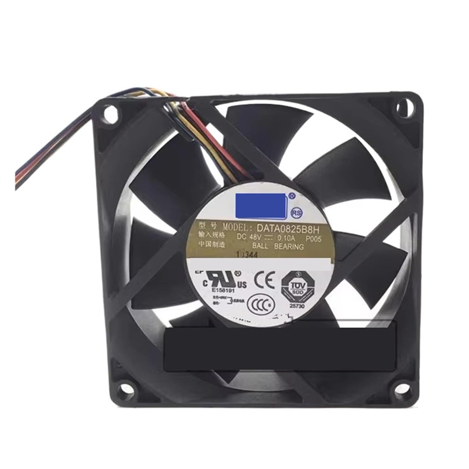 VDOQTLJT DATA0825B8H 80 * 25MM 8CM 48V 0.10A 4-Wire Cooling Fan