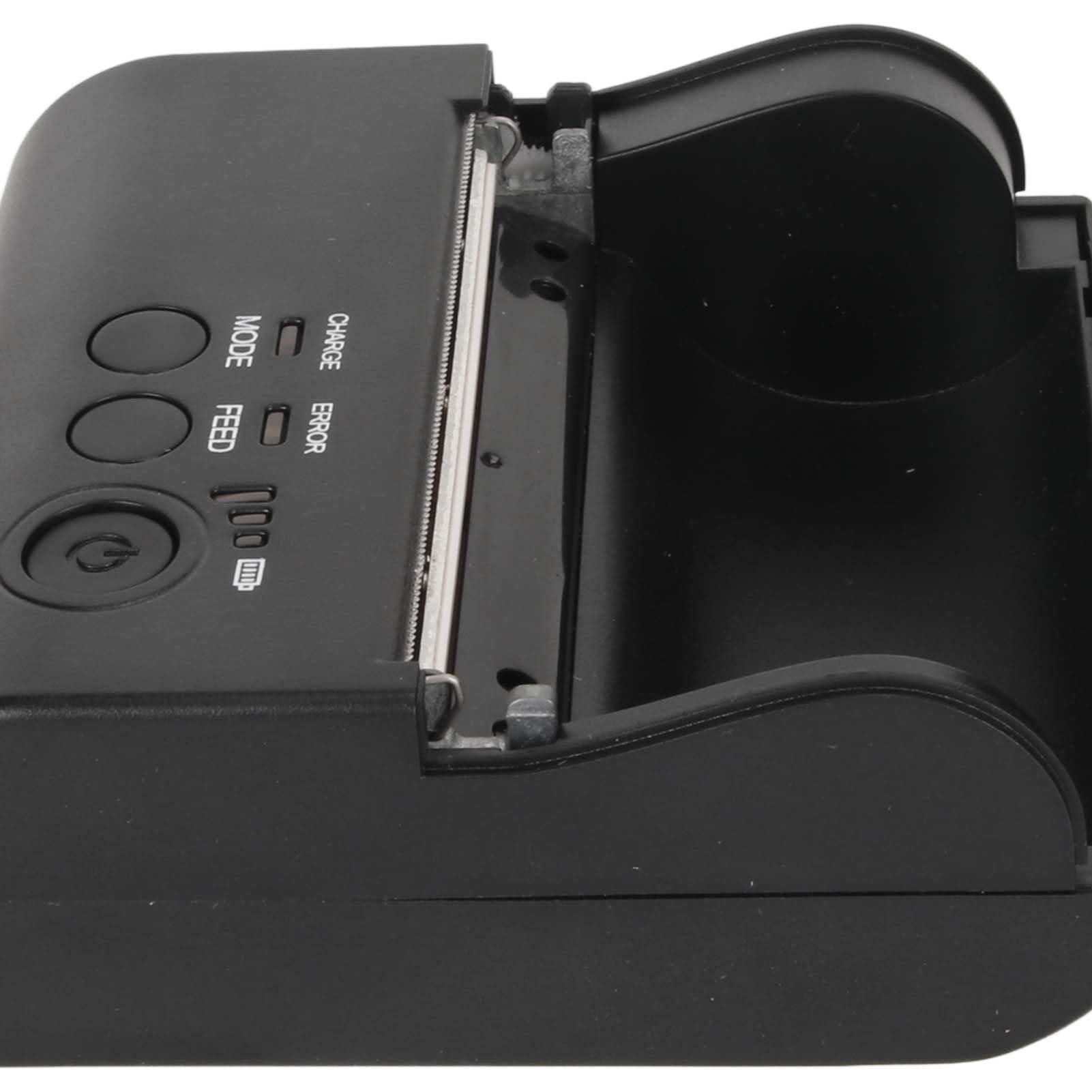 Zunate Stampante Termica Wireless Bluetooth Portatile, Stampante per Etichette di Spedizione Compatibile con Android per iOS, Supporta Carta Termica in Rotolo da 80 Mm di Larghezza, per (Spina UE)