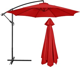 YFZNWHX 2M/2.7M/3M Replacement Parasol Fabric Canopy, For 6 Ribs/8 Ribs Cantilever Umbrella, Patio Umbrella, For Lawn Garden Deck Backyard (Canopy Only), UV30+, Waterproof