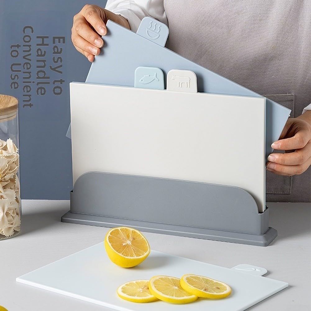 Set di 4 taglieri in plastica PP antiscivolo