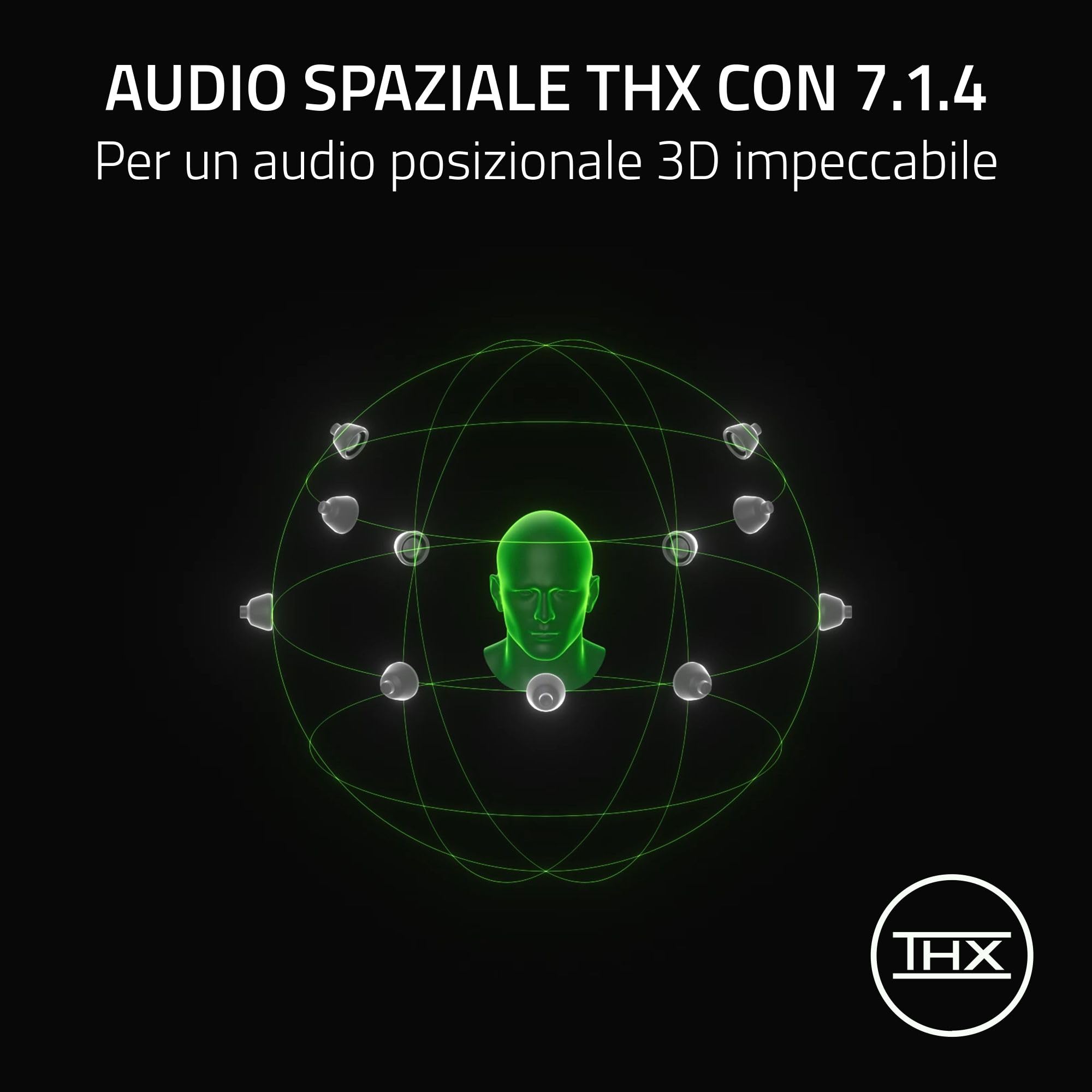 Razer BlackShark V3 Pro NiKo Edition - Cuffie wireless ANC da esport - Cancellazione attiva - Driver 50mm - Microfono HyperClear rimovibile - Wireless 2,4 GHz & Bluetooth - FPS - PC/Mac | NiKo