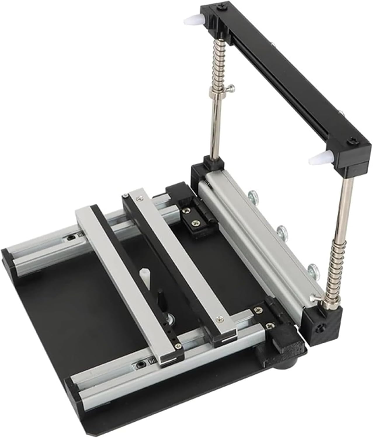YZHYY Manual Small Screen Printing Station, SMT Steel Mesh Solder Paste Printing Table with Scraper, Adjustable Thickness, PCB Stencil Printer, Precision Printing, Easy to Operate, for PCB Assembly