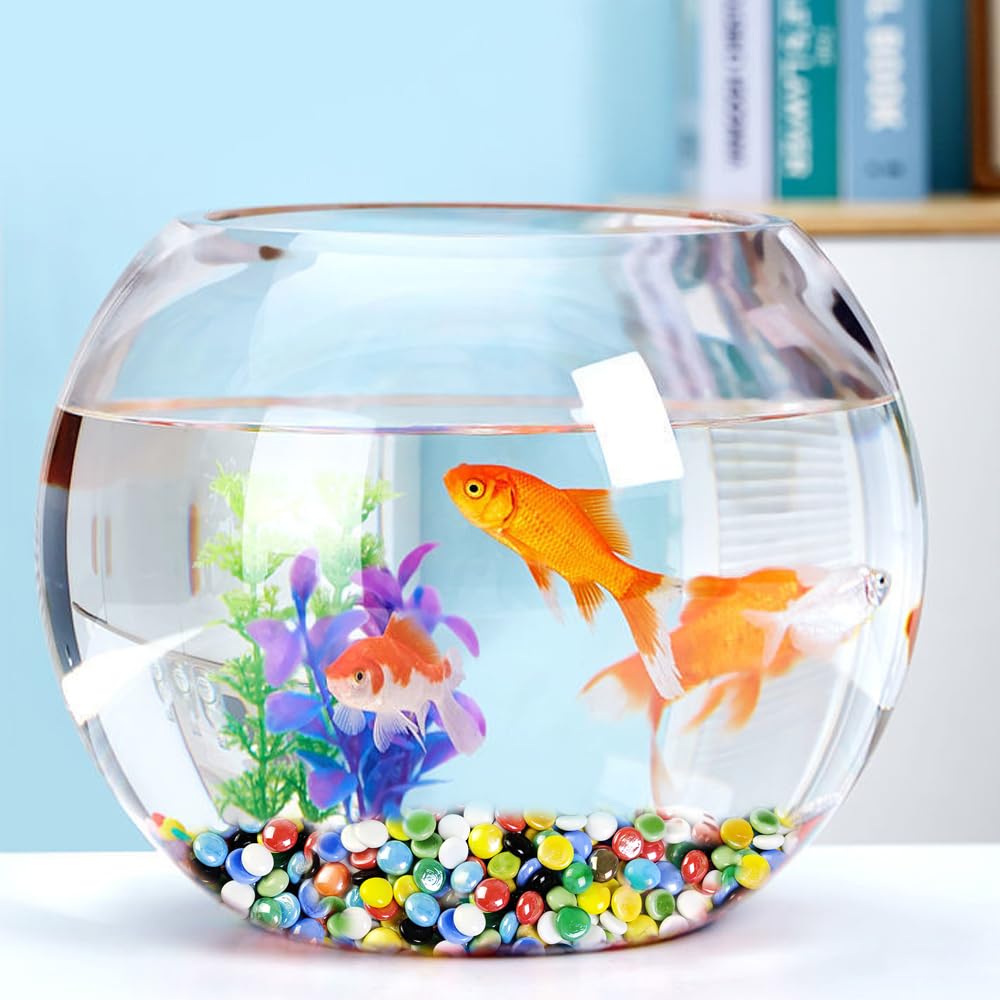 Piedras preciosas de cristal de colores de 2 libras para rellenar jarrones, dispersos de mesa, artes de resina, arreglos florales, peceras, mosaicos de manualidades, bola de jardín,