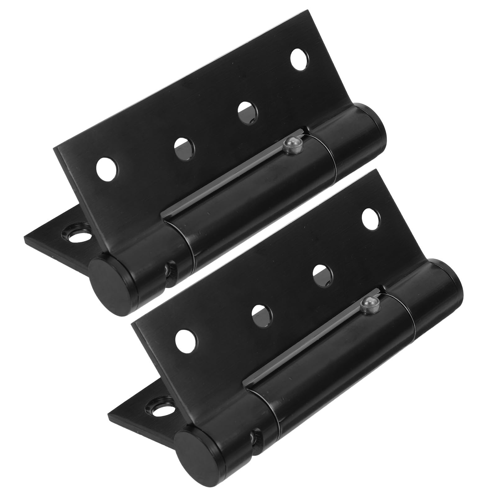 Charnière en alliage d'aluminium stable HEMOTON noire lot de 2