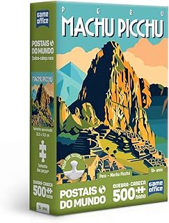 Toyster - Quebra-cabeça: Postais do Mundo - Peru - Machu Picchu - 500 peças nano - Game Office