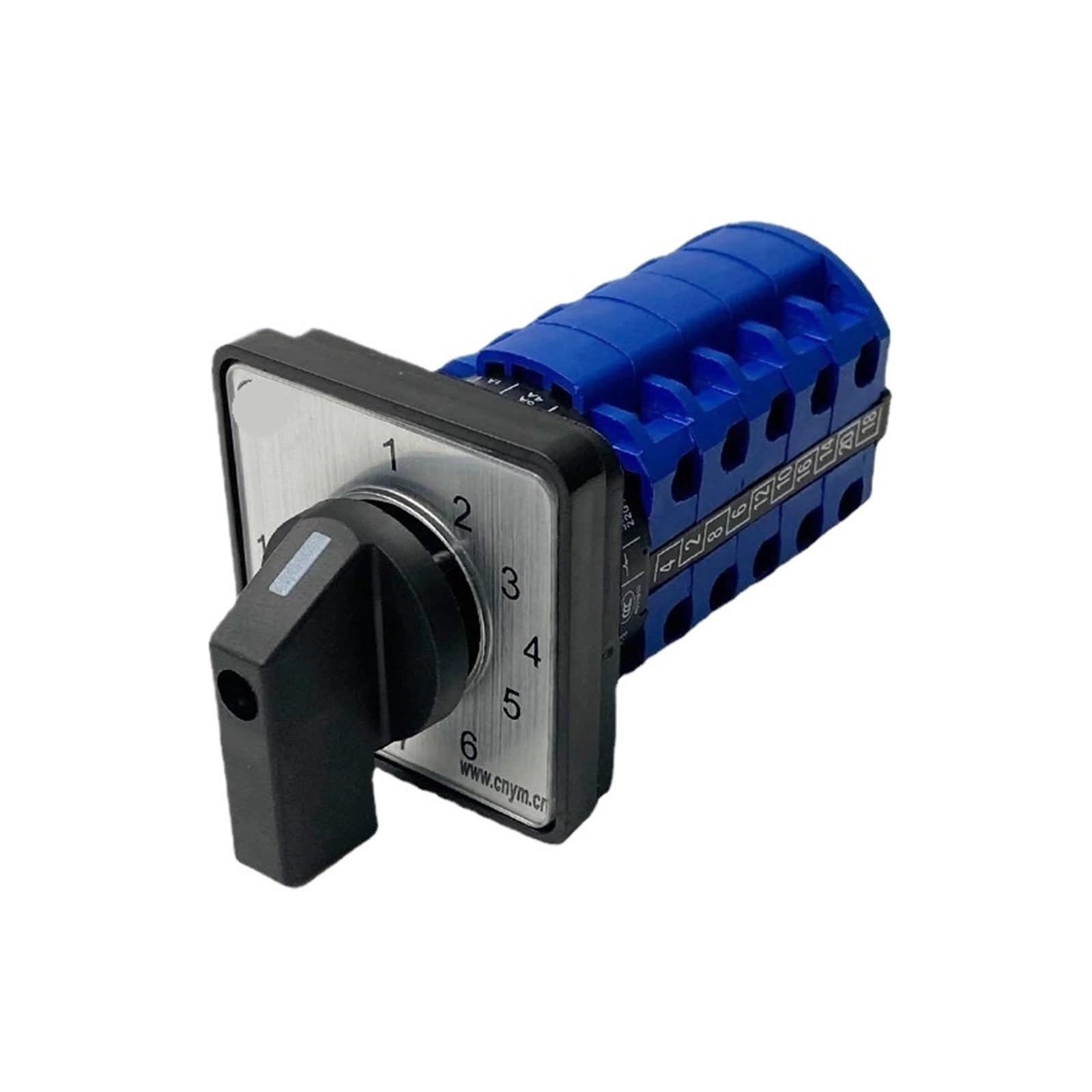 LW26-20/5 Girar 10 posiciones, interruptor de circuito de alimentación de un solo cable de 5 secciones, control de conversión CAM