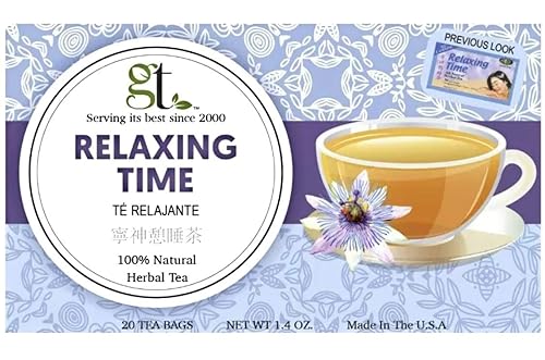 GoTo Tea Té Relaxing Time (20 bolsas de té) Paquete de 2