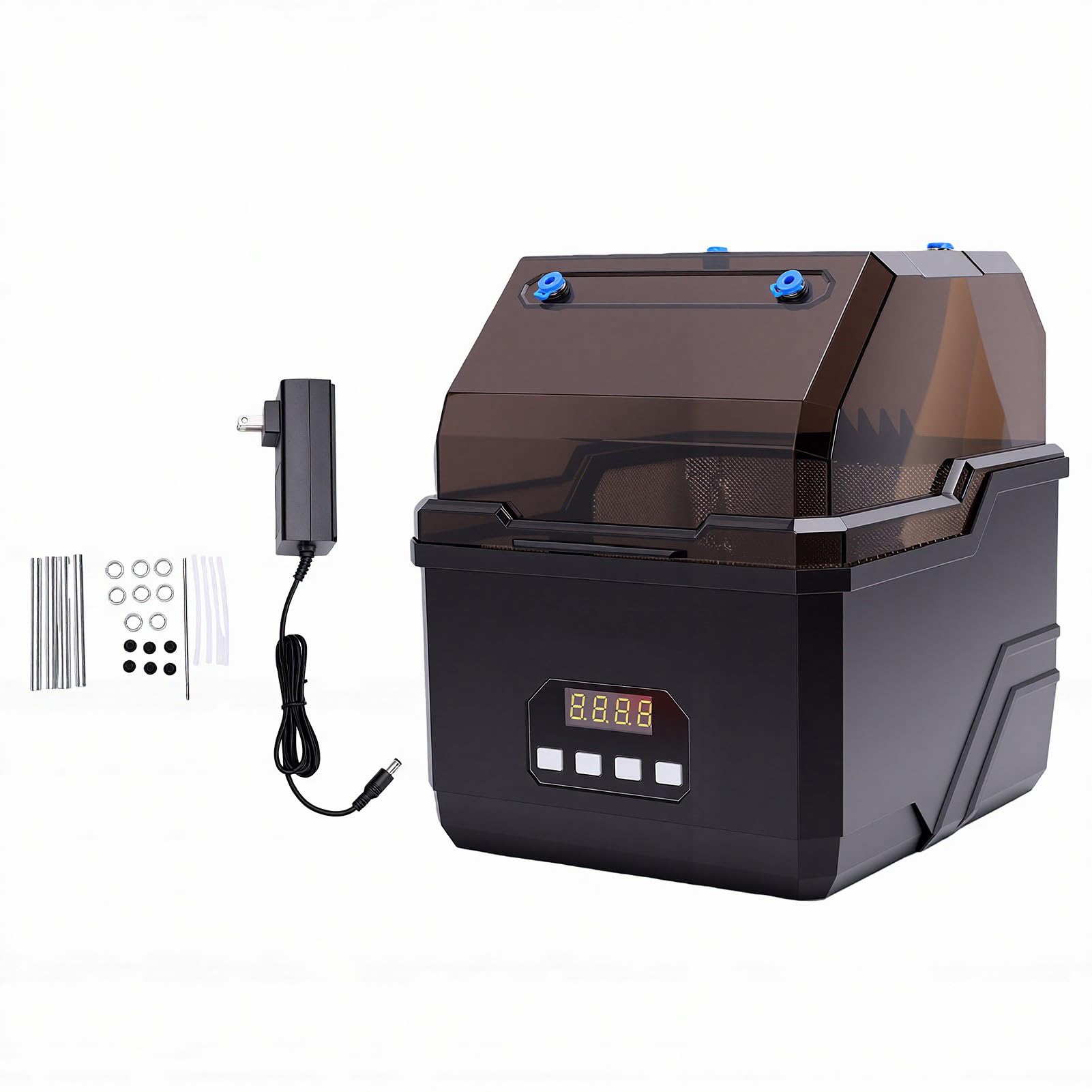 SEAFRONT Filament-Trockner, 3D-Drucker, Trockner, Dehydrator, Filament-Trockenbox, 2 Spulen, Touchscreen mit Dual-Heizung für PLA, PETG, ABS, PC (EU-Stecker)