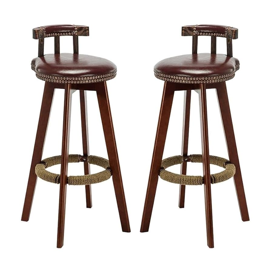 オーダーメイド ブラウン バースツール 長椅子2脚セット オーダーメイド ブラウン バースツール 長椅子2脚セット