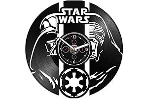 Star Wars Darth Vader Vinyl Wall Clock: Dark Side Horology.