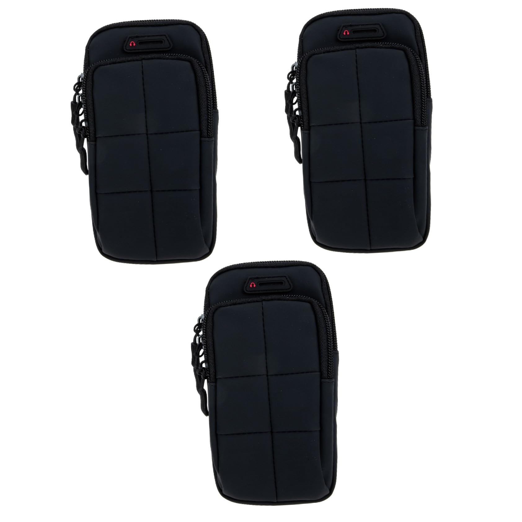 Housoutil 3 Pezzi Fascia Da Braccio Multifunzione Per Cellulare Fascia Da Braccio Per Corsa Borsa Portaoggetti Per Allenamento Ciclismo Escursionismo