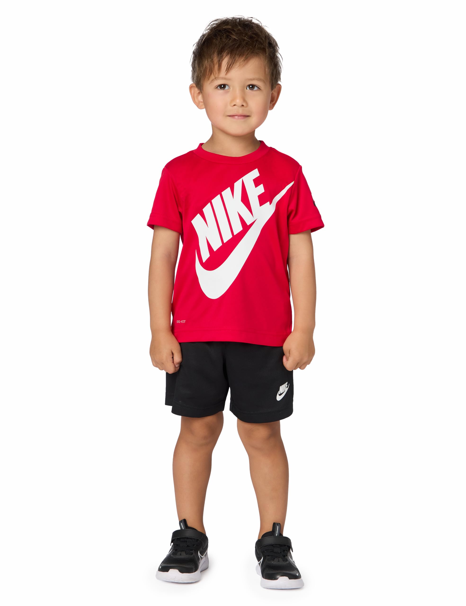 Nike Boys' Dri-FIT Sportswear T-Shirt and Mesh Shorts 2-Piece Outfit Set