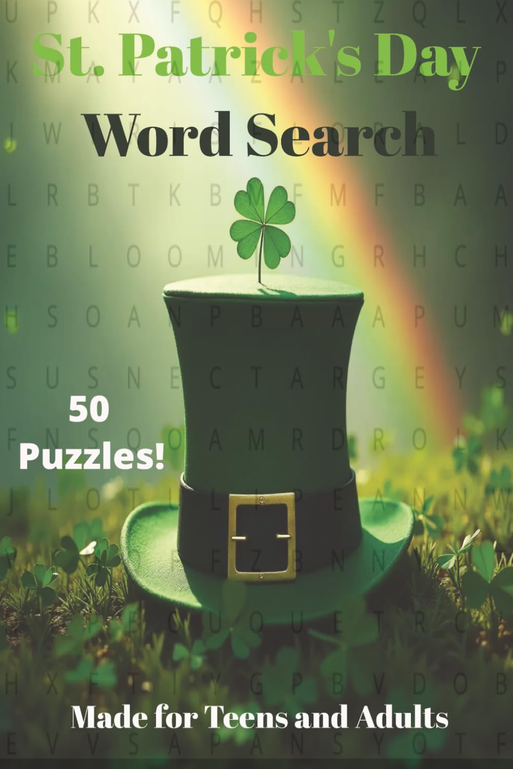 St. Patrick's Day Word Search: Created for Adults and Teens!