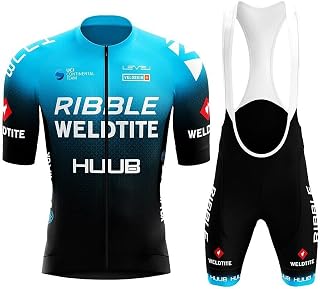Combinaison de Cyclisme à Manches Courtes pour Hommes, Combinaison d'équipe Professionnelle, 3 Poches, séchage Rapide et Respirant