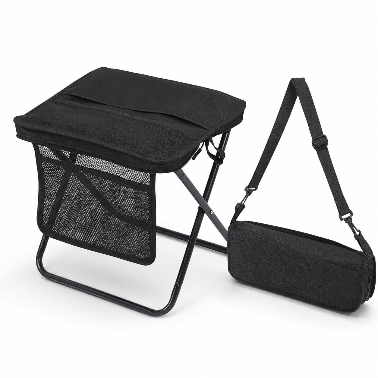 Vpukveer Foldable Backpack Stool, Lightweight Portable Camping Stool