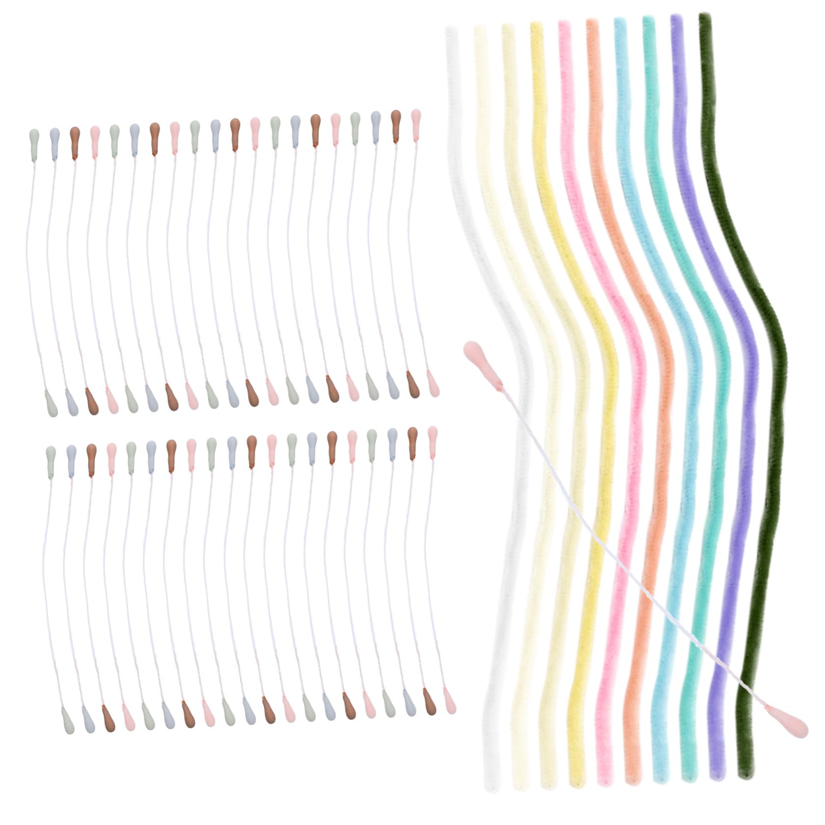SHINEOFI 50pezzi Scovolini Ciniglia Jumbo Per Lavoretti Creativi Materiale Di Alta Qualità Flessibili Odore Perfetti Per Progetti e Giochi Educativi