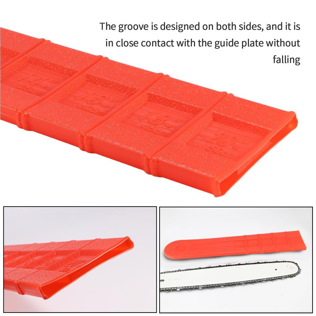 Set di 10 coperture per motosega, protezione universale per seghe da giardino, 50,8 cm