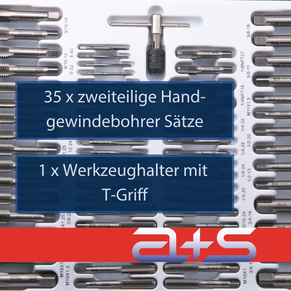 A+s Albrecht Und Schulte 110 Piece Thread Cutting Set - View #8