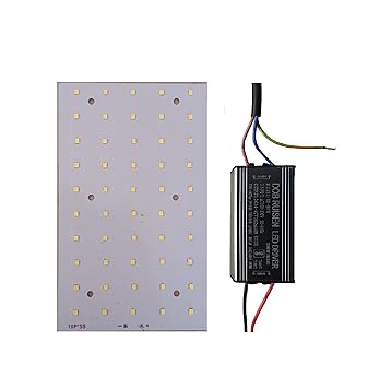 VIBRANIUM LIGHT LED Street Light PCB 50 WATT with 1500ma Driver {4KV Surge Protection} Pack of ONE