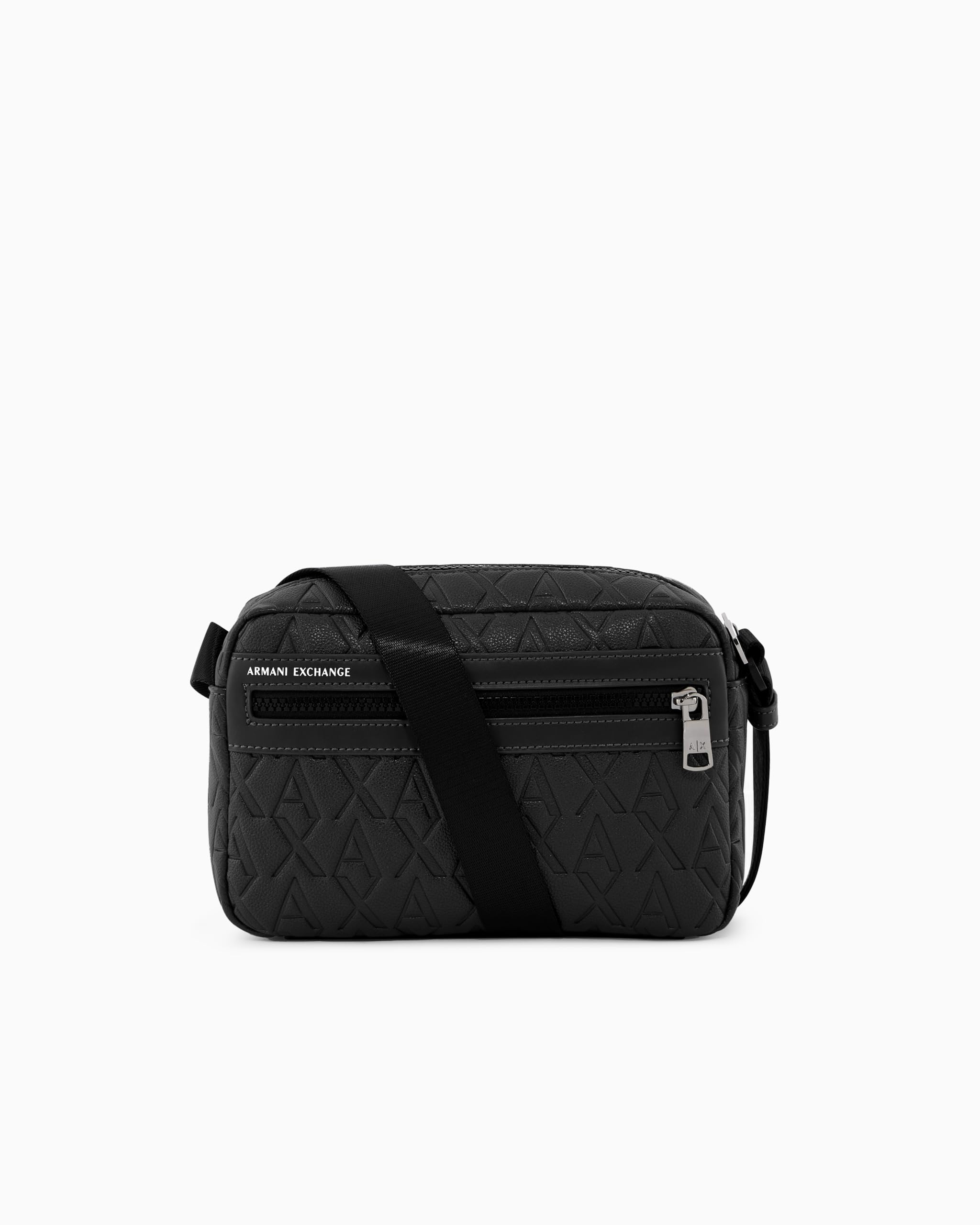 Armani Exchange Men's Liam Camera Case, Black Beauty, One Size