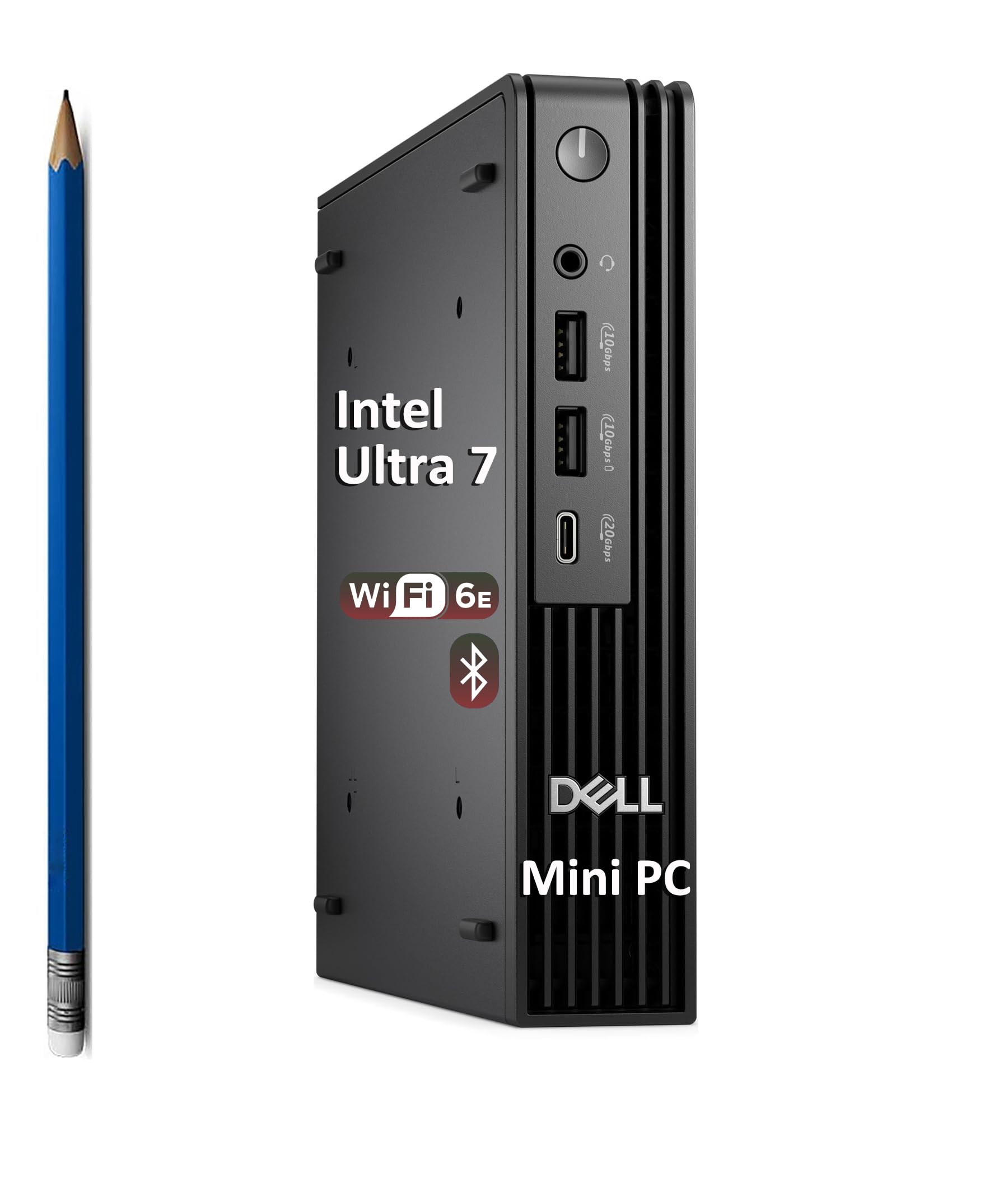 Dell Pro Micro Plus (Next Gen OptiPlex 7020 Plus MFF), Intel 20-Core Ultra 7 265, Mini Business Desktop, QBM1250, 3x DP, IST Computer Customized 16GB/32GB/64GB DDR5 RAM, 512GB/1TB/2TB SSD, Win 11 Pro