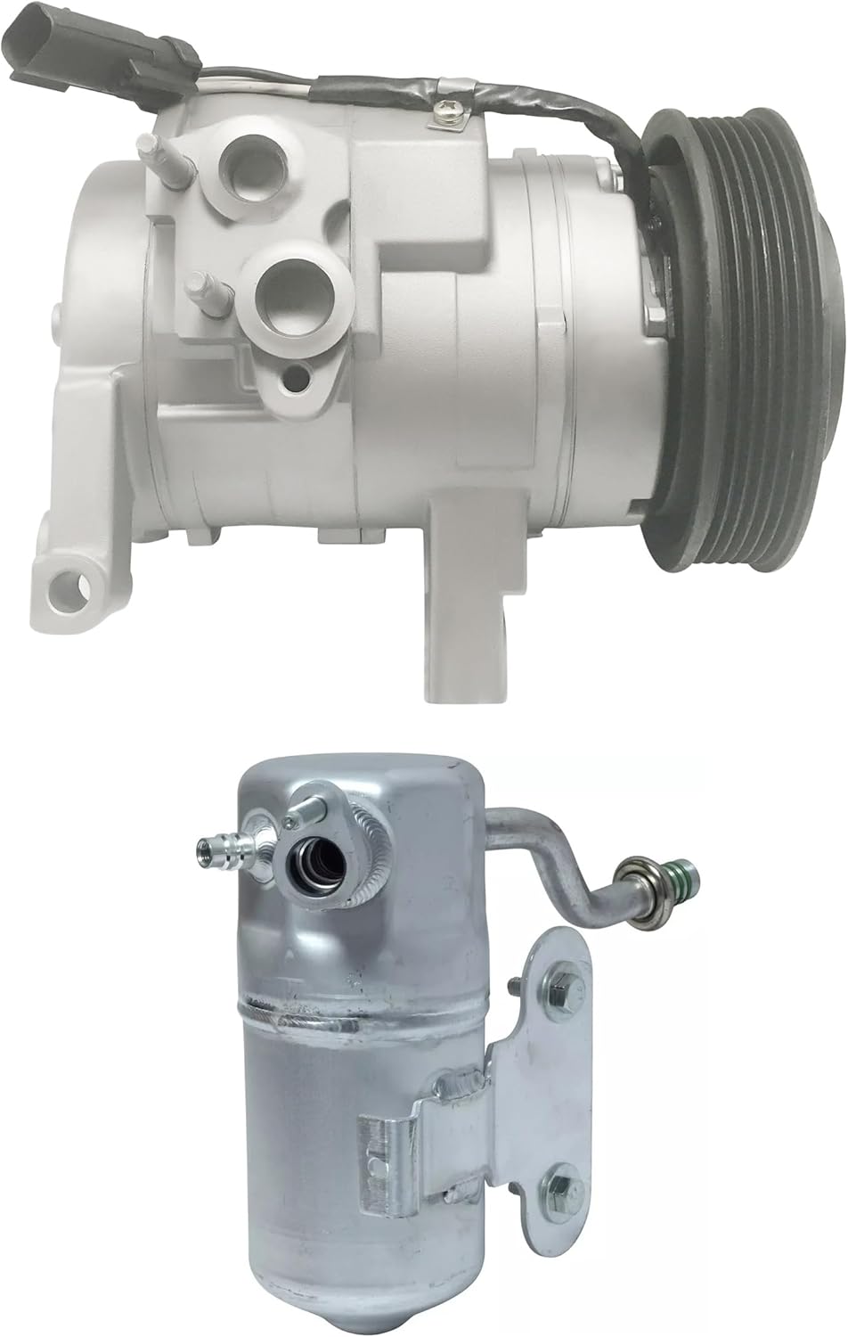 RYC Automotive Air Conditioning Compressor and Clutch Kit Kit KT EF34 (Fits Dodge Dakota 3.7L, 4.7L 2005, 2006, 2007)