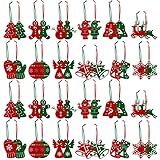 【Premium Qualität】: FHzytg's Weihnachtsanhänger sind Hergestellt aus 100% hoher Qualität Filz, Kein Geruch, Robust und langlebig. 12 Arten von verschiedenen Stil, Viele nette Motive: Weihnachtsbaum, Lebkuchenmann, Glocke, Hirsch, Schneeflocke, Schneemann, Weihnachtsmann, Handschuhe.