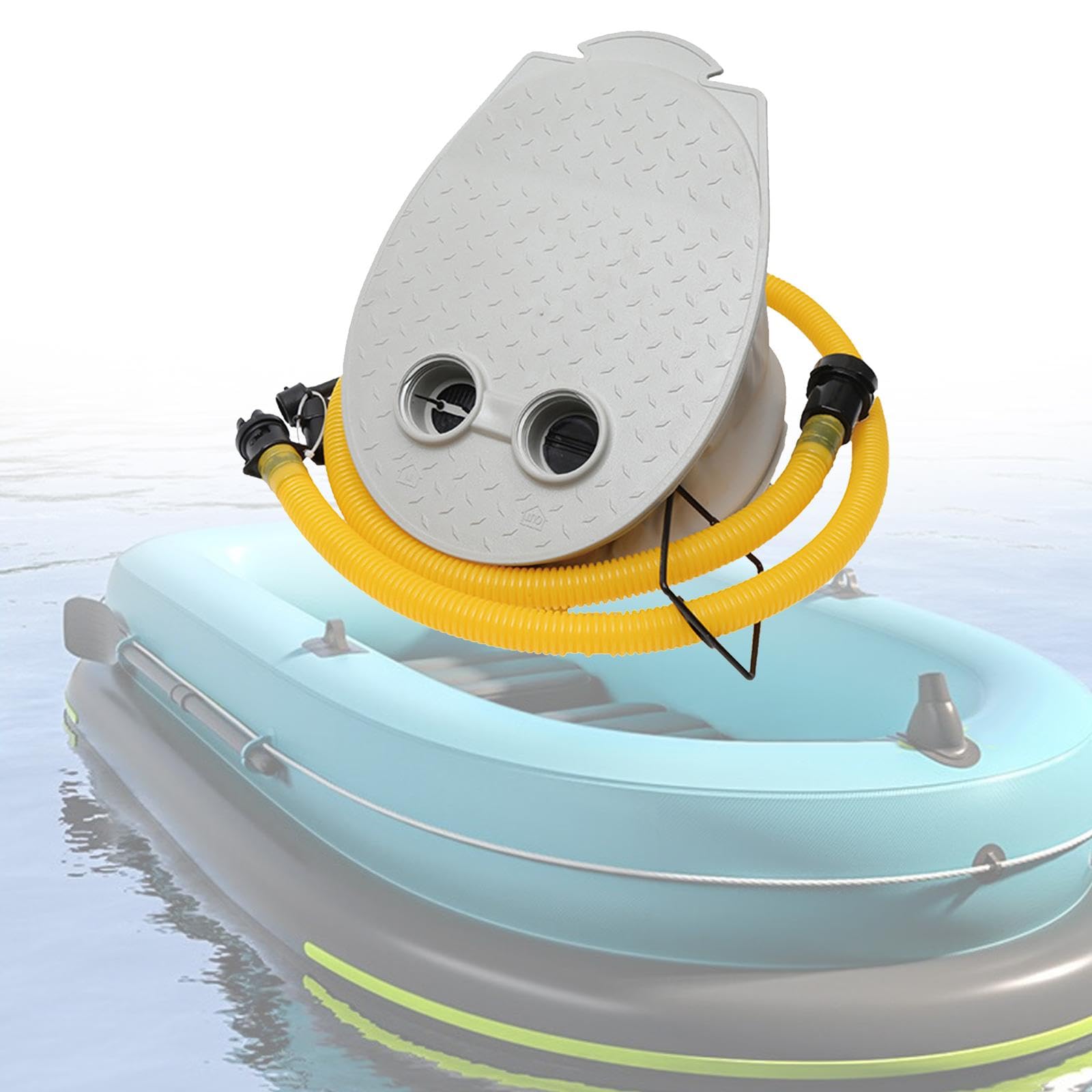Qianly Balgfuß Luftpumpe, Mehrzweck Schlauchbootpumpe mit