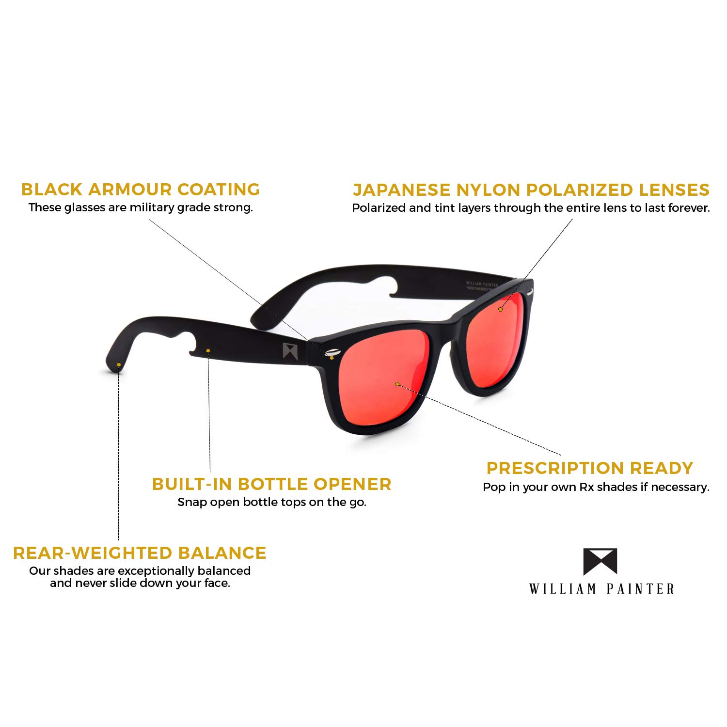 Prescription Glasses The Hook Sunglasses William Painter William