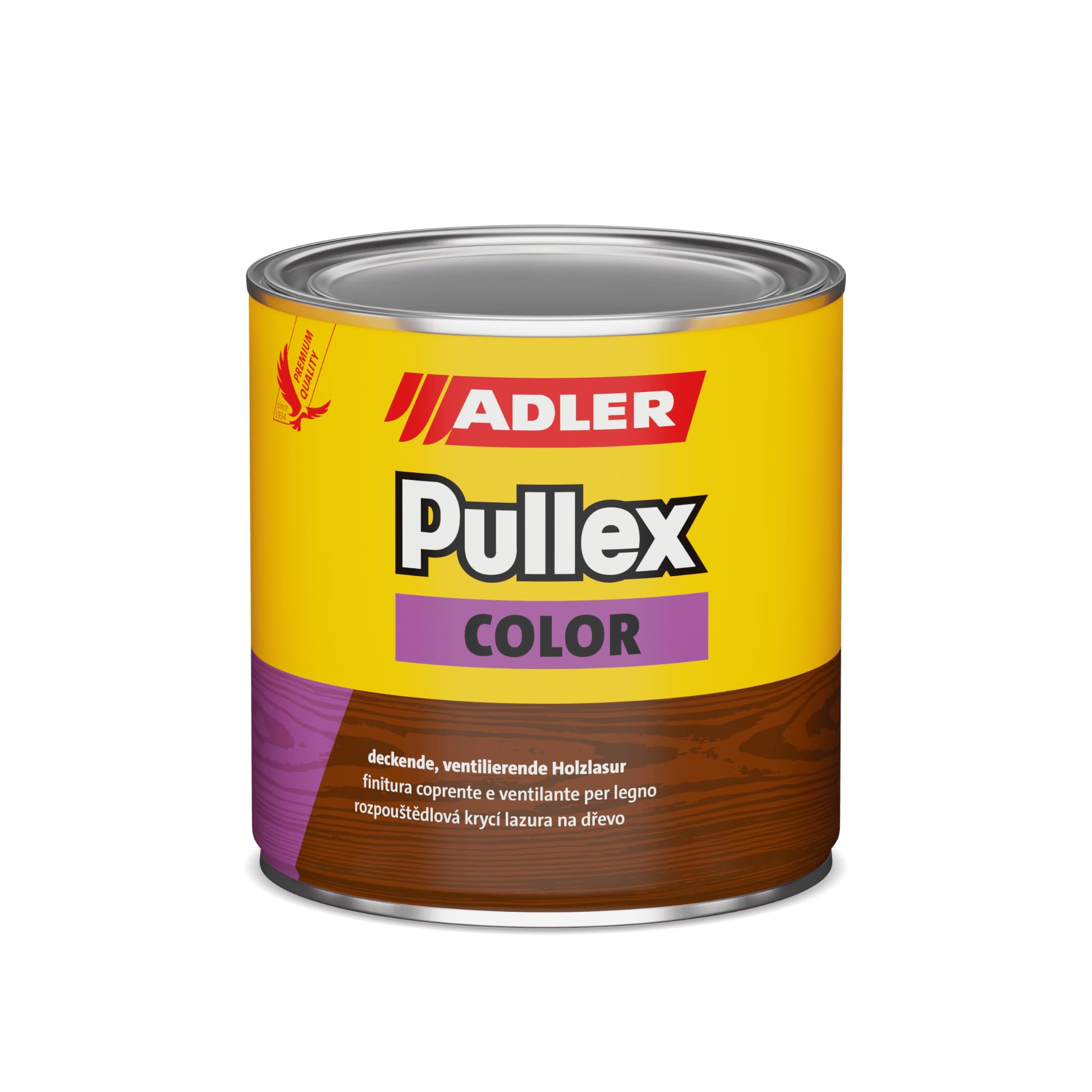 ADLER Pullex Color W10 Weiß, tönbar Holzfarbe für außen 750 ml