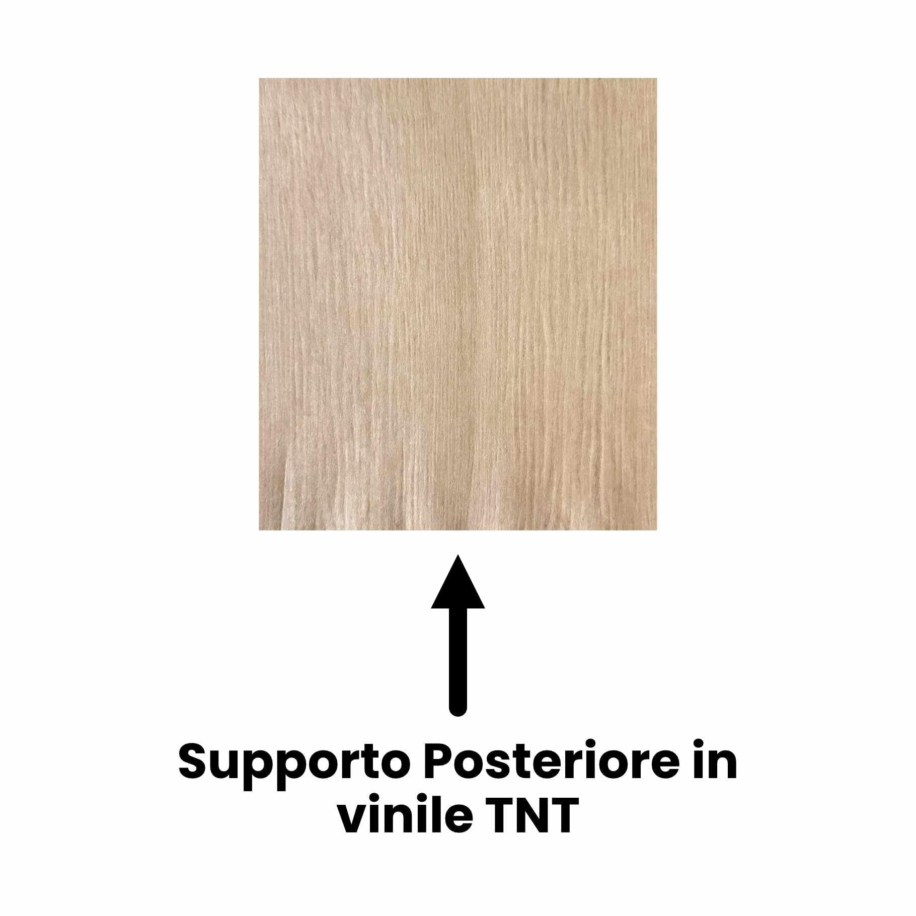 Kontrasti Impiallacciatura di legno Supportato Rovere - Dimensioni 25 cm x 235 cm x 0,5 mm ca. Tranciato per: mobili, riparazione, restauro, bricolage, fai da te, boiserie legno pannelli parete (1)