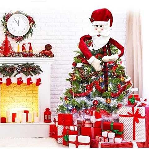 TANCUDER Santa Claus Tree Topper Hugger Cover