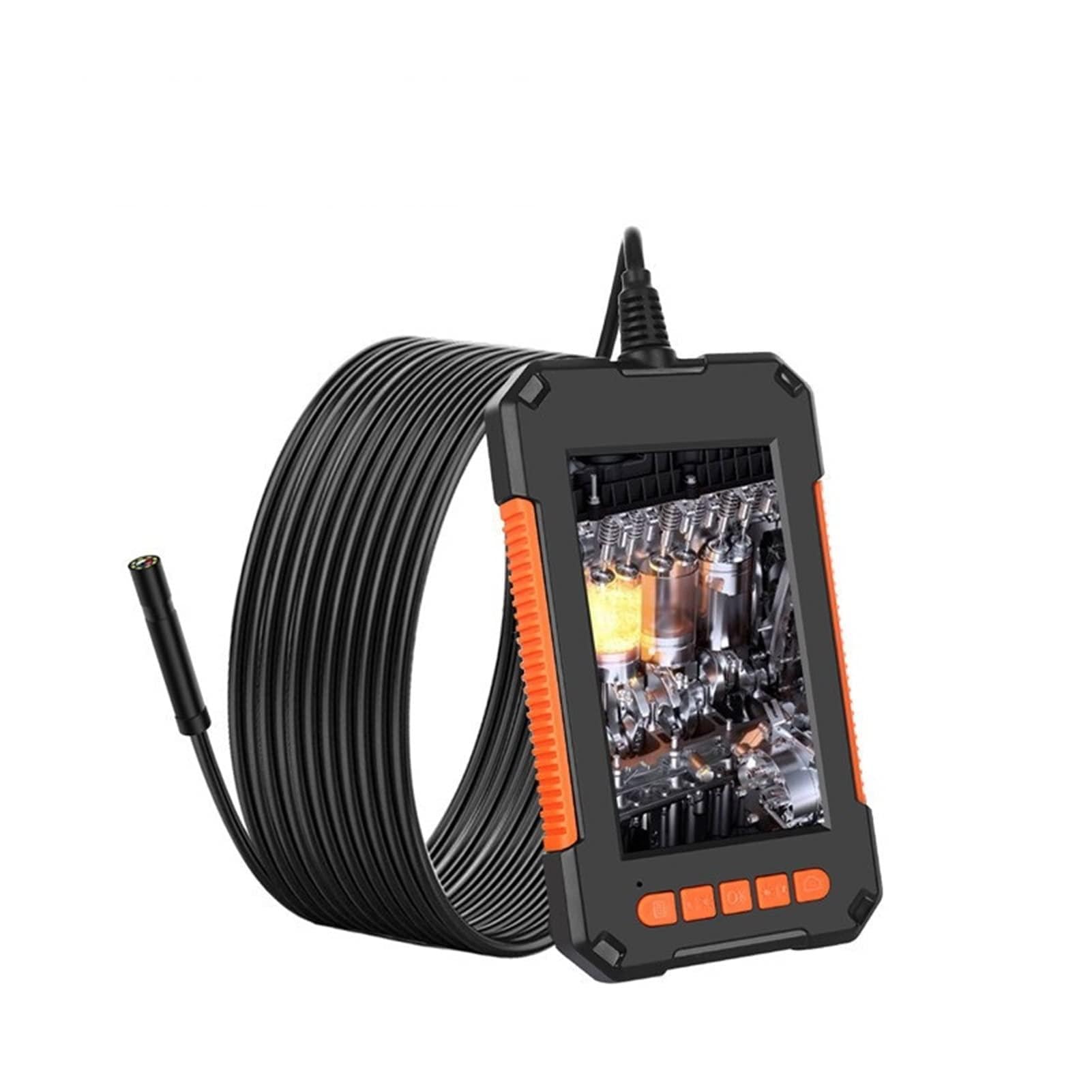 Kamera endoskopowa, Elektroniczny aparat Samochodowy telefon komórkowy Naprawa Rurociąg Portable Household Industrial Endoskop z ekranem(10m)