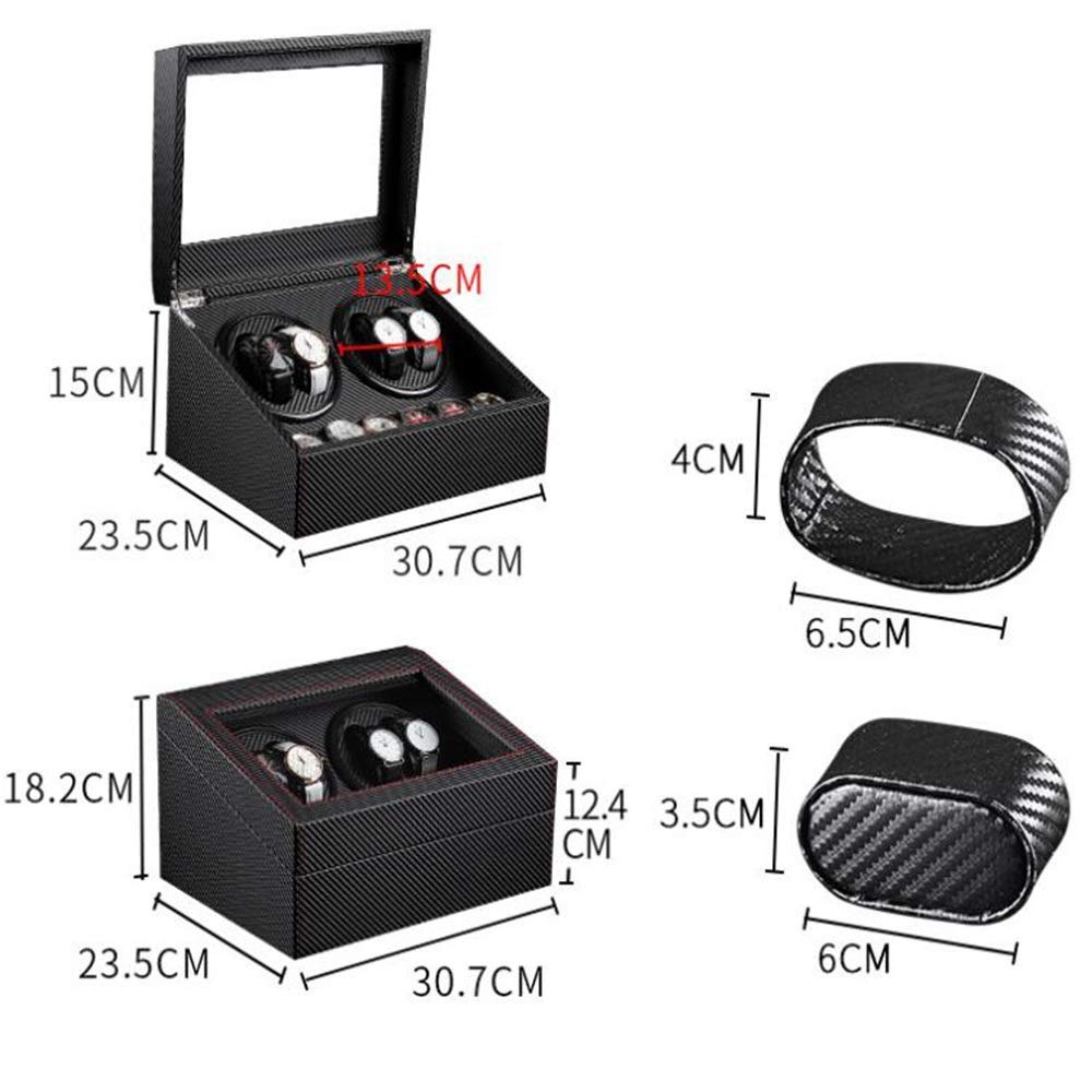 Caricatore per Orologi a 4 + 6 cifre in Fibra di Carbonio, Motore Rotante Silenzioso, contatore Rotante con Motore Importato, 30,7 * 23,5 * 18,2 cm,