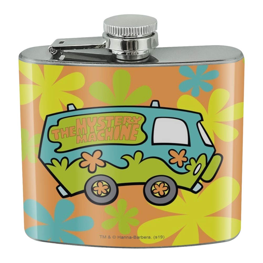Scooby-Doo The Mystery Machine Stainless Steel 5oz Hip Drink Kidney Flask