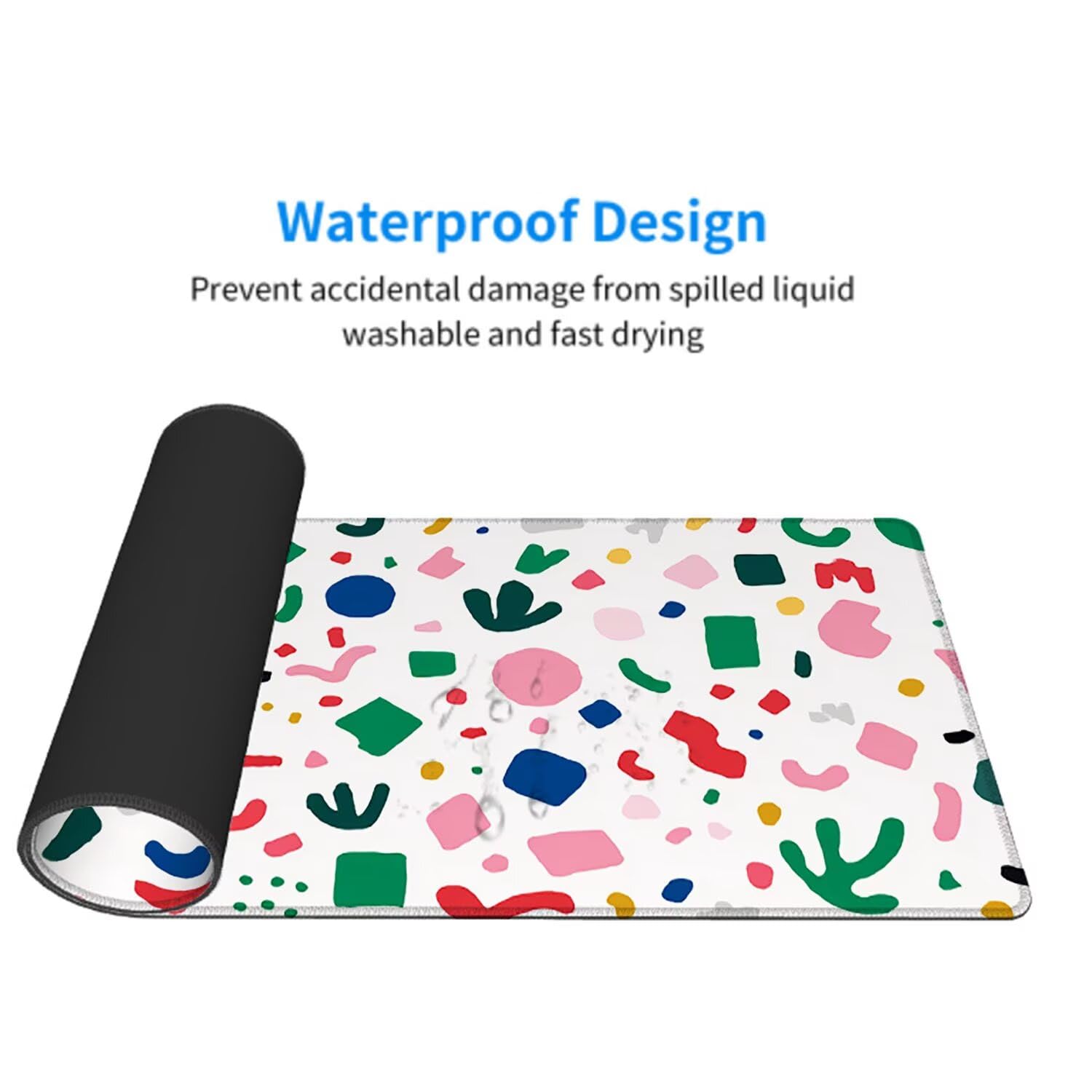 Kolorowa podkładka pod mysz podkładka pod mysz do gier XXL 1400x600x3mm podkładka pod mysz abstrakcyjna duża podkładka pod mysz dla graczy akcesoria PC antypoślizgowe i wodoodporne, do klawiatury w