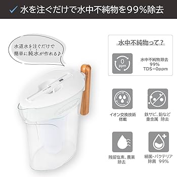 Amazon | [ ZEROピッチャー ] ゼロピッチャー ポット型浄水器