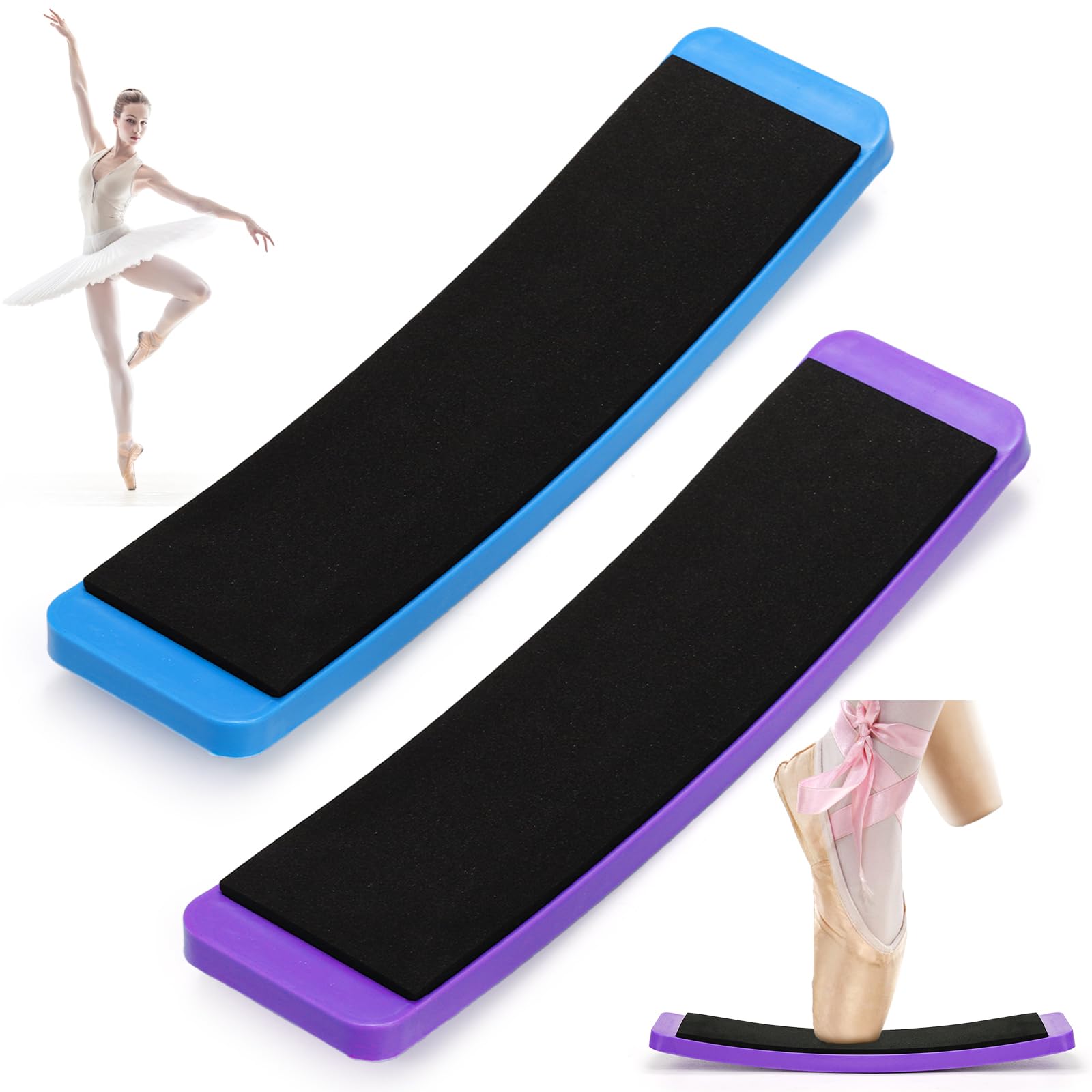 Goaste 2 Pack Turning Boards for Dancers, Ballet Dance Figure Skating Spinners, Professional Dance Turn Boards for Ice Skaters, Gymnasts and Cheerleaders to Improve Turning Skills, Balance, Posture