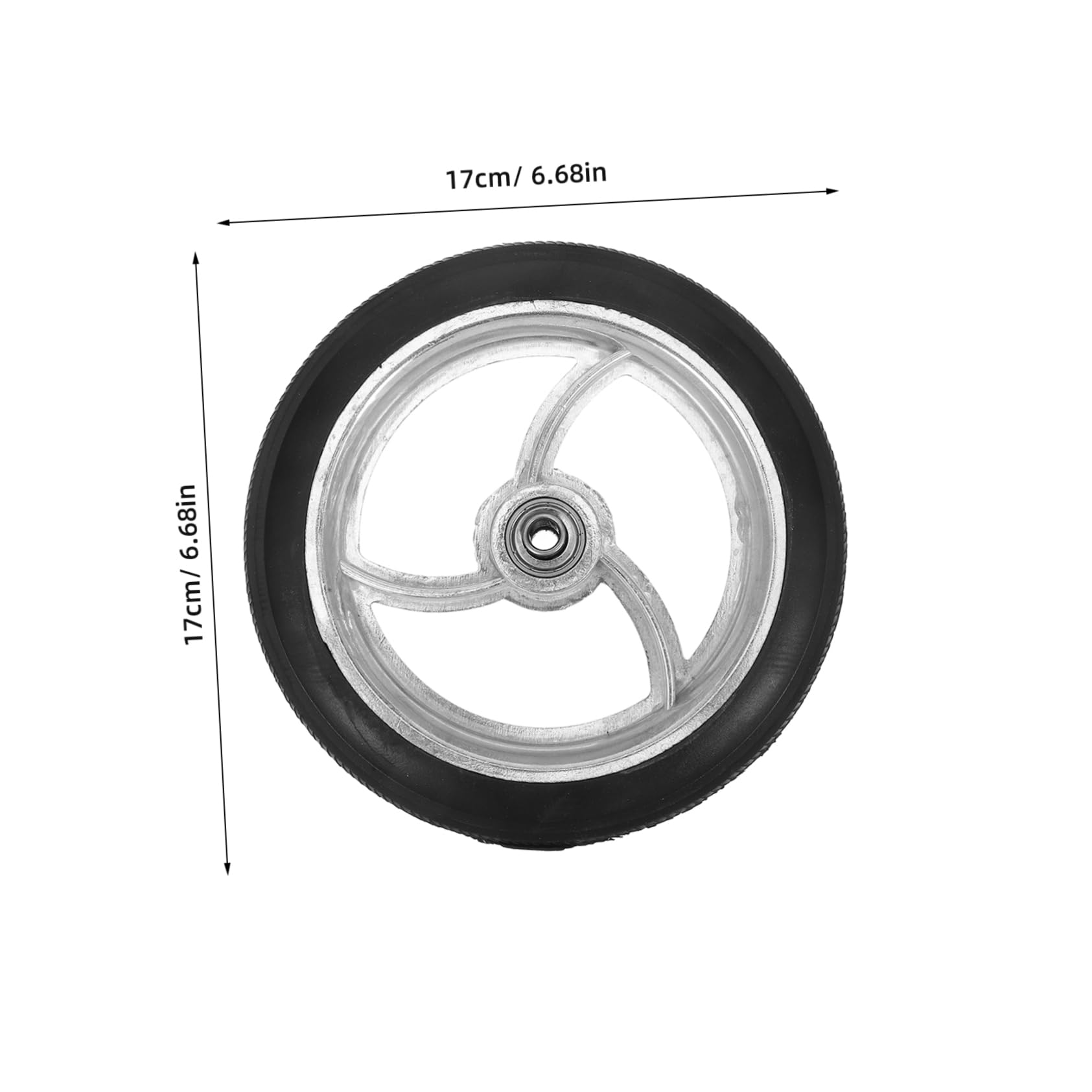 BUTIFULSIC Multipurpose Wheelchair Wheel Replaceable Front Wheel User-Friendly Fits Chairs