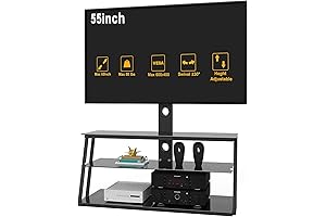 IANIYA Adjustable 3 Tier TV Stand for 32-65 inch TVs